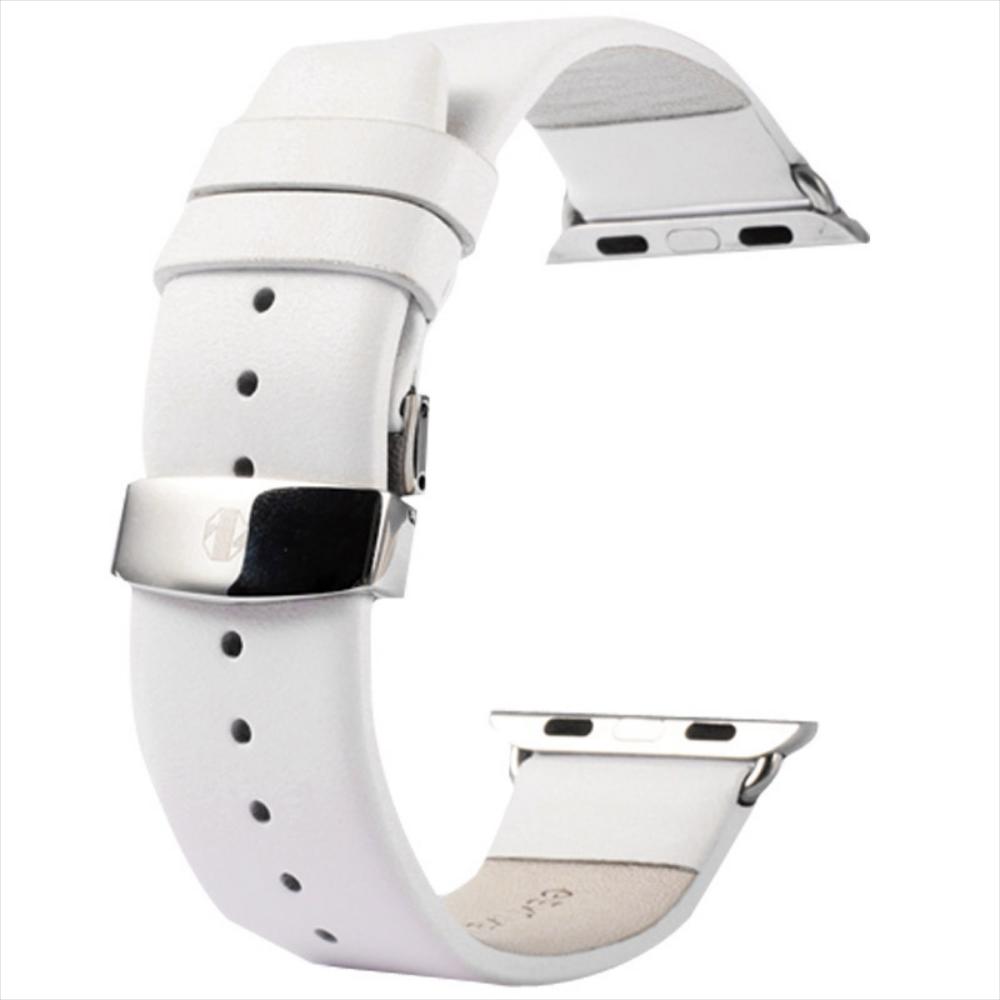 Kakapi Apple Reloj 38Mm Sutil Doble Hebilla Correa Cuero Genuino img #1