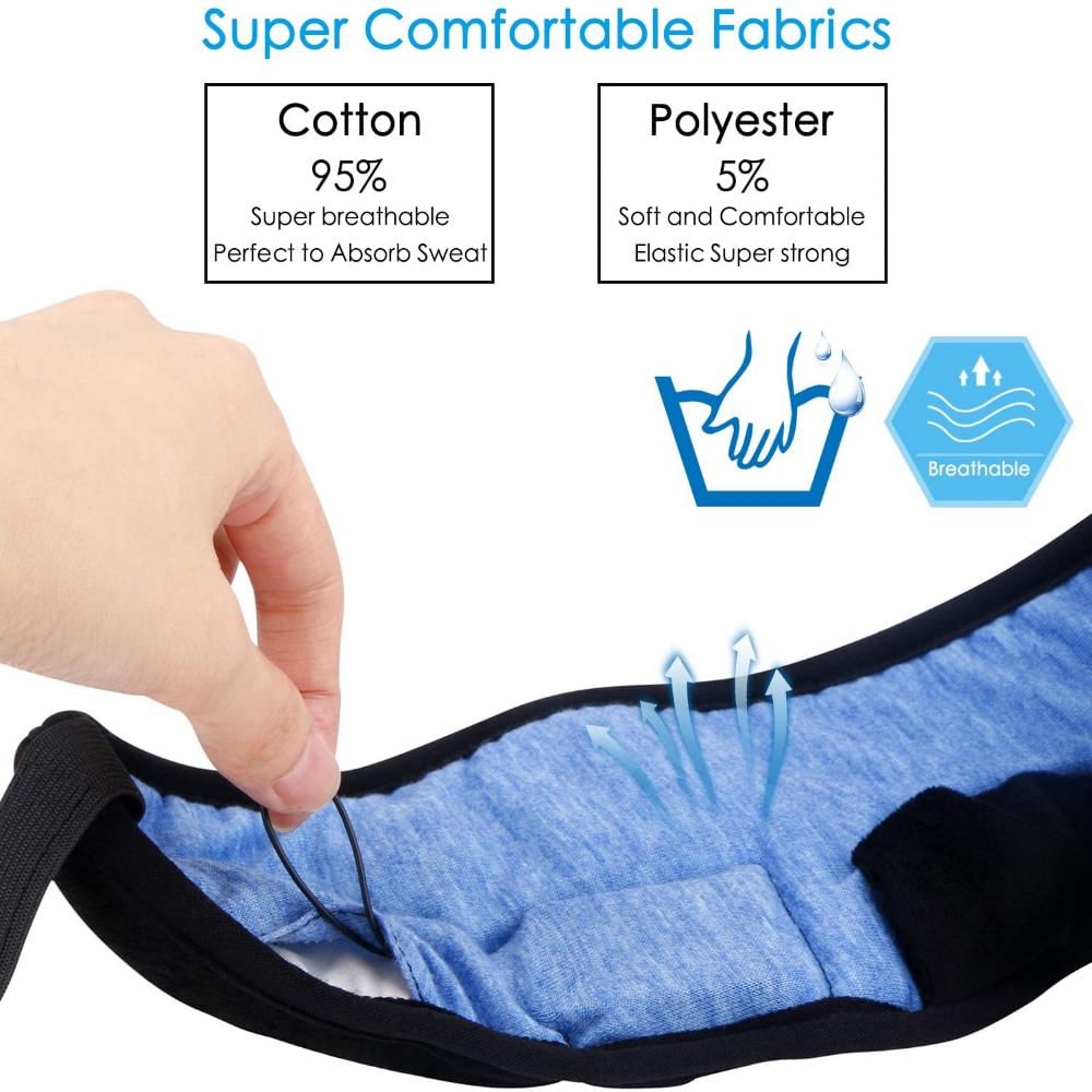 Auriculares Inalámbricos Para Dormir, Máscara De Ojos Con Bluetooth img #5