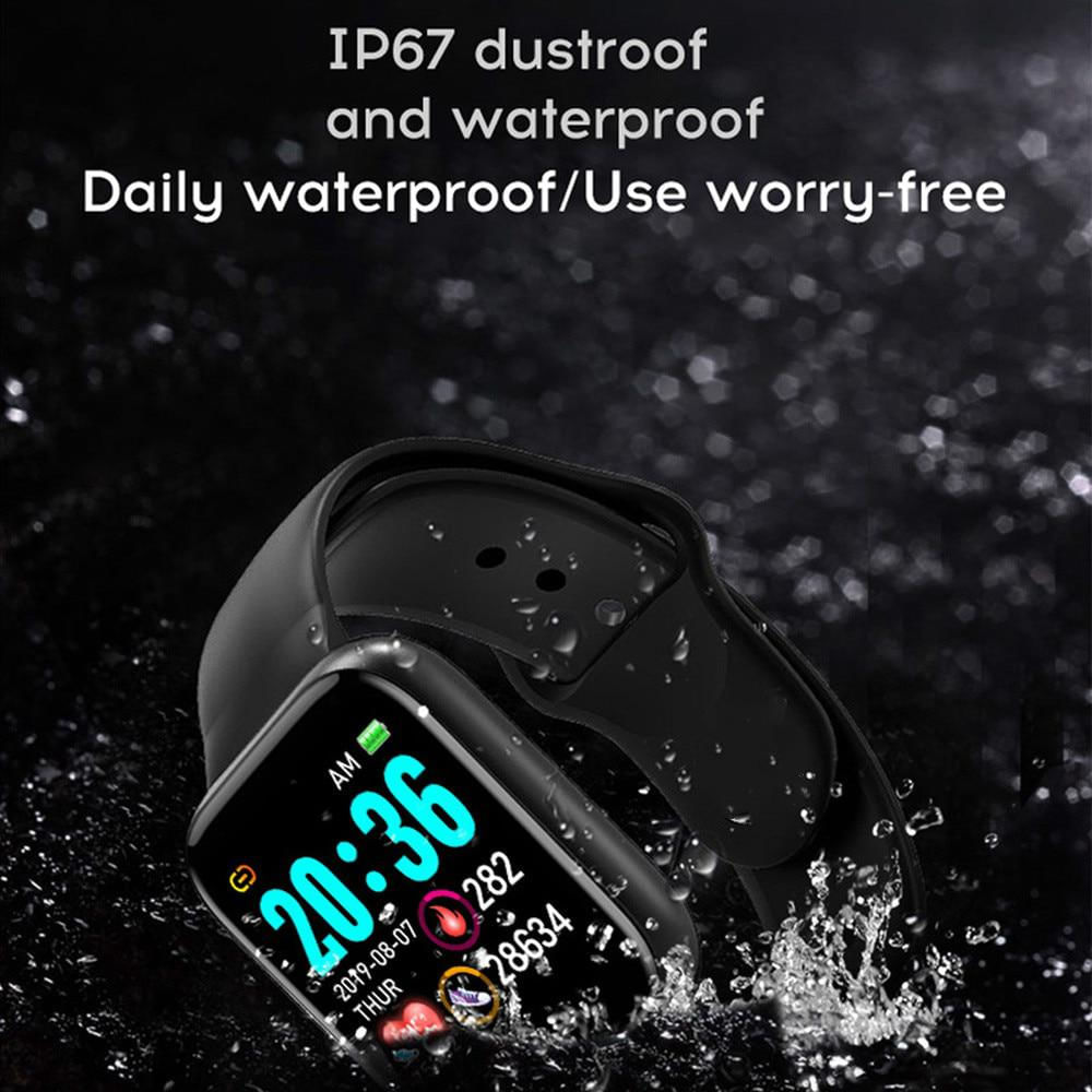 Bluetooth D20 Smart Watch Hombres Sport Smartwatch Frecuencia Cardíaca img #4