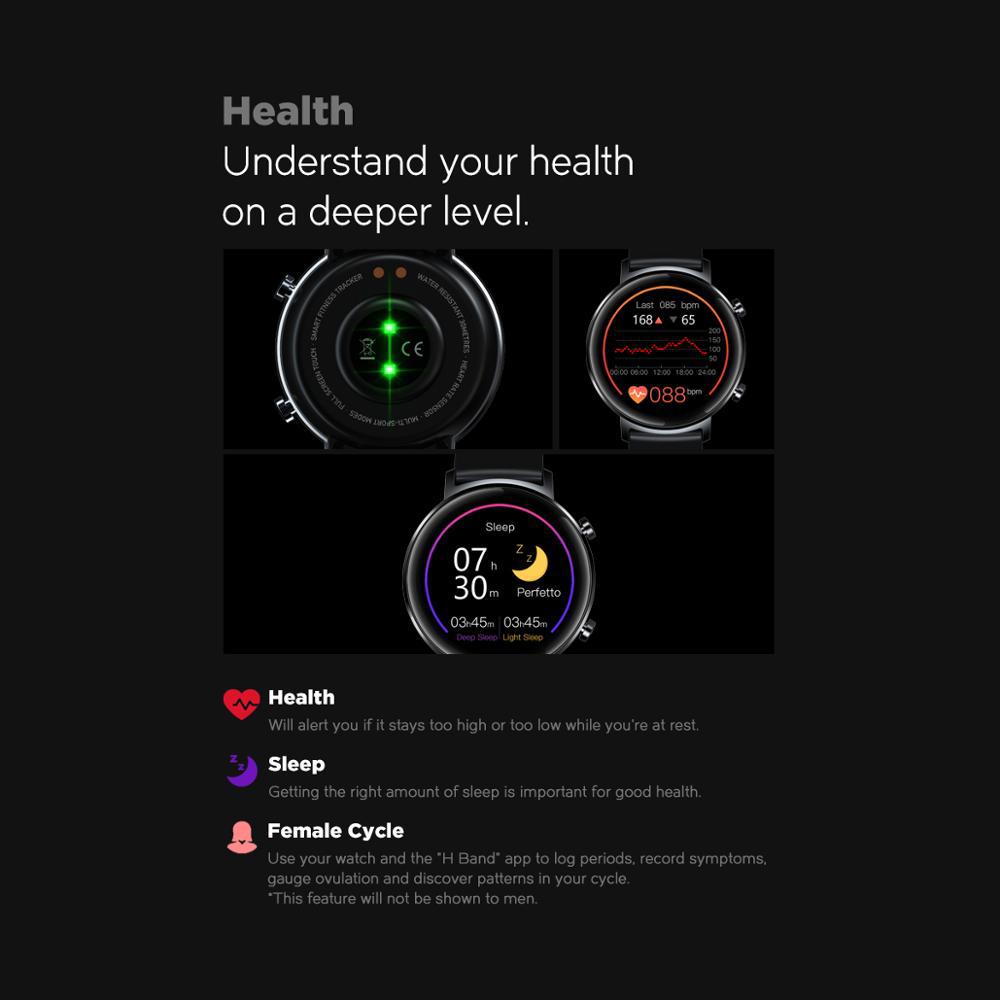 Nuevo Zeblaze Gtr Frecuencia Cardiaca Presión Arterial Smartwatch Metal img #2