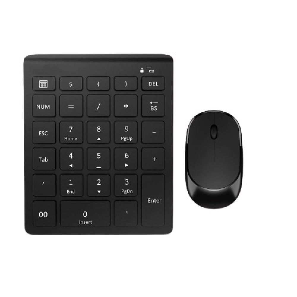 Teclado 2.4G Wireless Digital Keyboard Usb Wireless Mute img #1