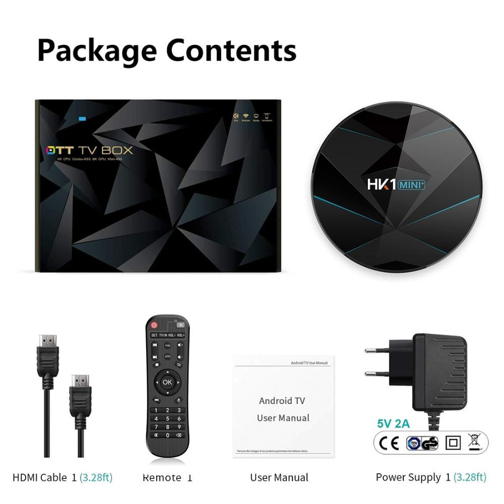 Hk1mini + 4K Hd Tv Box Smart Android 9.0 img #3