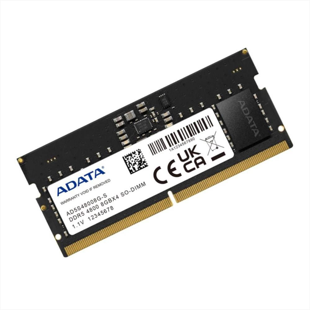 Memoria Ram Portátil 8Gb Ddr5 Adata 4800 Mt/S 1 Modulo img #2