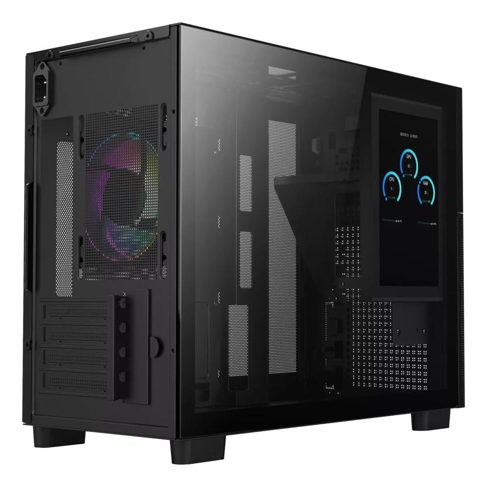 Chasis Optical Pro M Atx Black Con Pantalla img #2