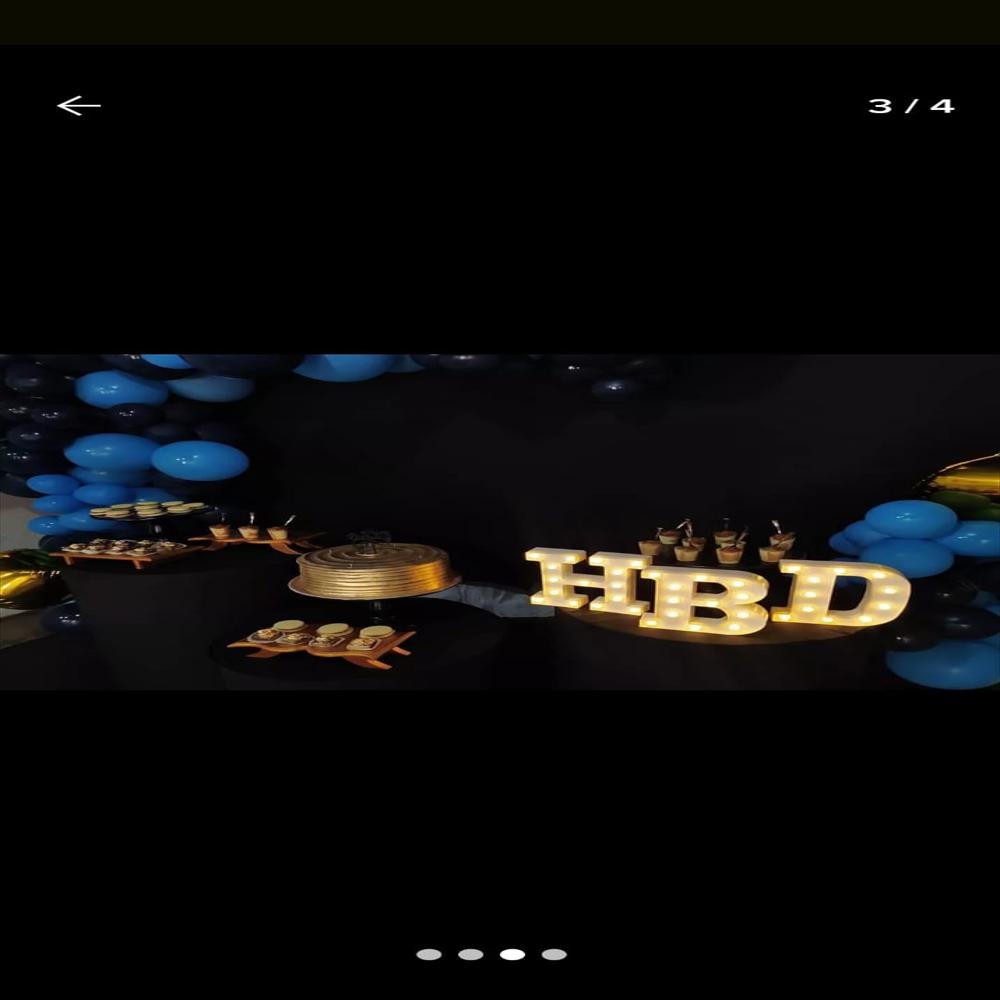 Hbd Letras Decorativas Con Luz 16Cm img #2