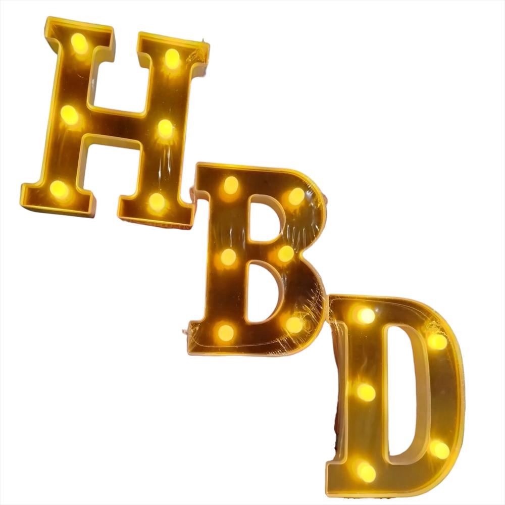 Hbd Letras Decorativas Con Luz 16Cm img #3