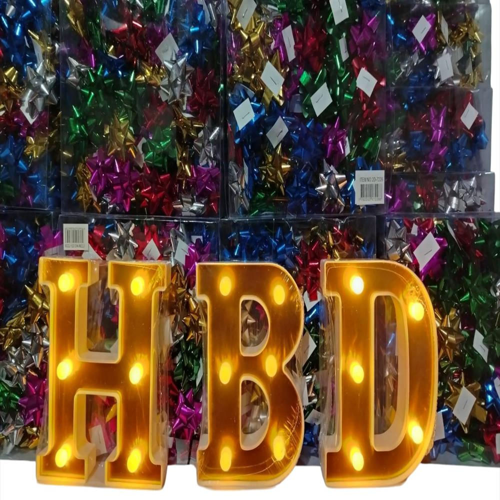 Hbd Letras Decorativas Con Luz 16Cm img #4