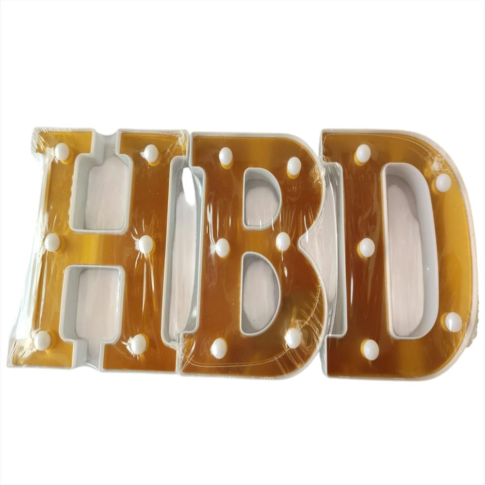 Hbd Letras Decorativas Con Luz 16Cm img #5