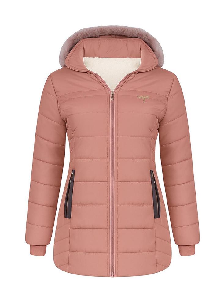 Chaqueta Impermeable Tipo Gabán Para Mujer Beige img #2