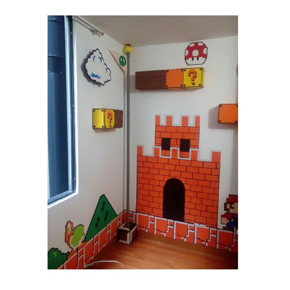 Decoración Cuartos Mario Bros img #4
