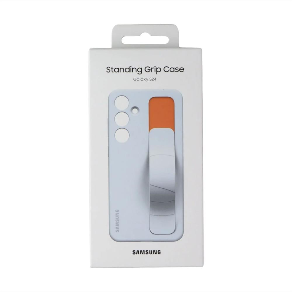 Case Funda Standing Grip Para Galaxy S24 Ultra Color Azul Cielo img #5