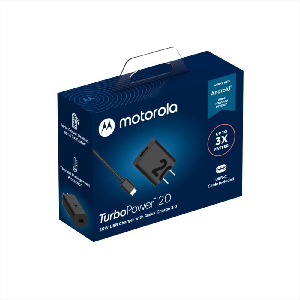 Cargador Motorola Turbo Power 20W Con Cable Usb C img #5
