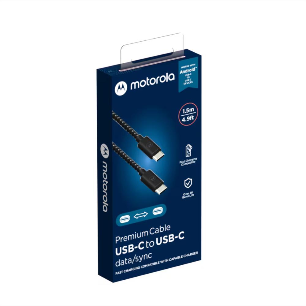 Cable Motorola Premium Usb C A Usb C 1M Carga Rápida Y Transferencia De Datos img #5