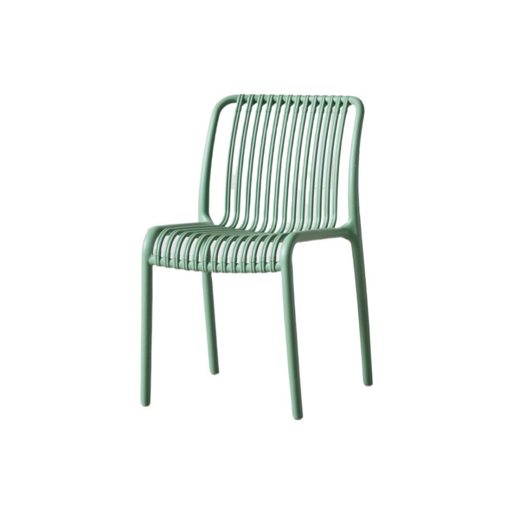 Silla Terra, Color Verde Olivo, Con Espaldar img #1