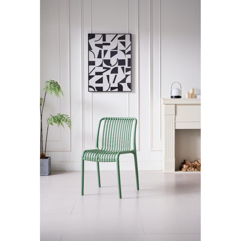 Silla Terra, Color Verde Olivo, Con Espaldar img #2
