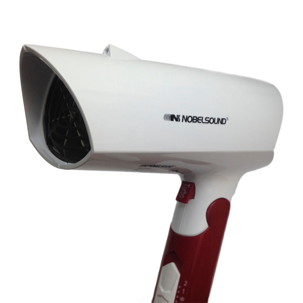 Secador Eléctrico Portable 1400W Nobelsound Rojo img #2