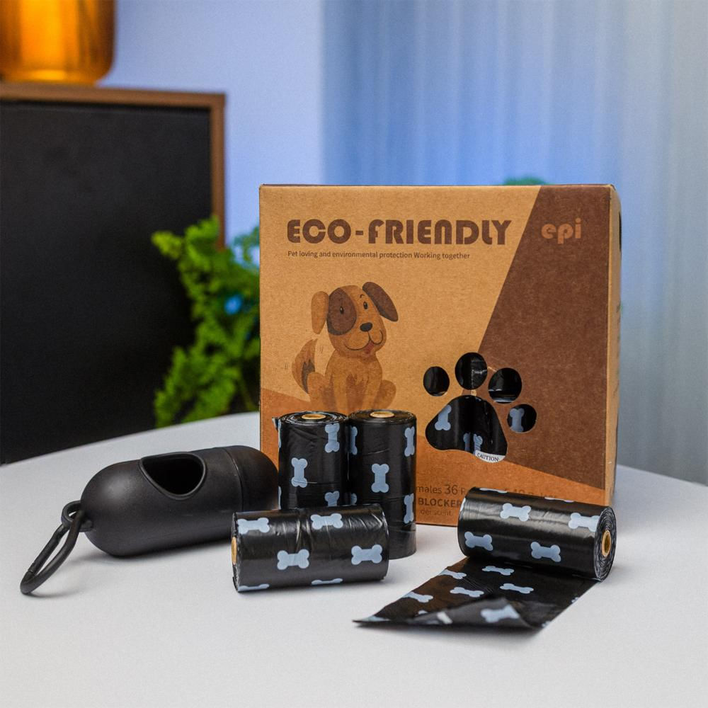 Caja De Bolsas Biodegradables Negras X540 Unidades img #1