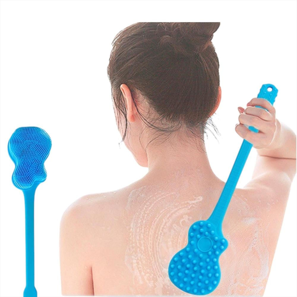 Cepillo Ducha Espalda Silicona Suave Para Masaje Y Limpieza img #1