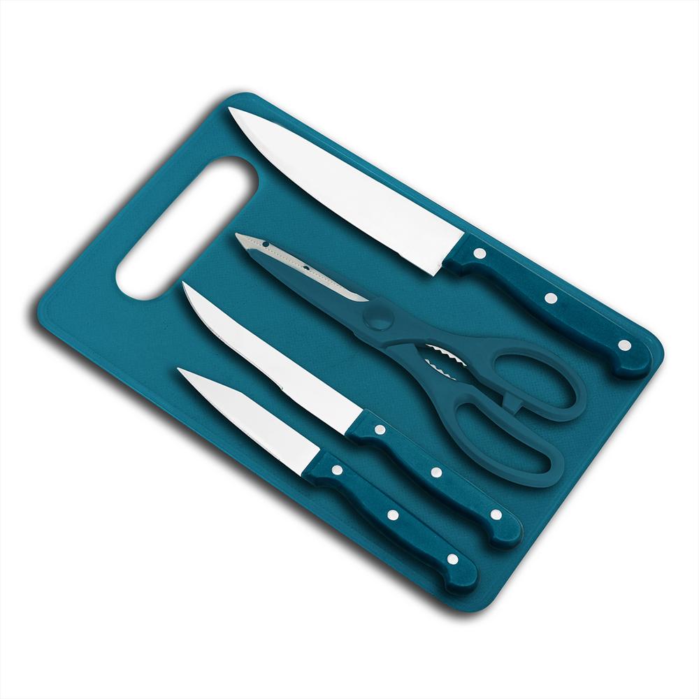 Set De Cuchillos Mas Tabla De Picar 5 Piezas Casallini img #4