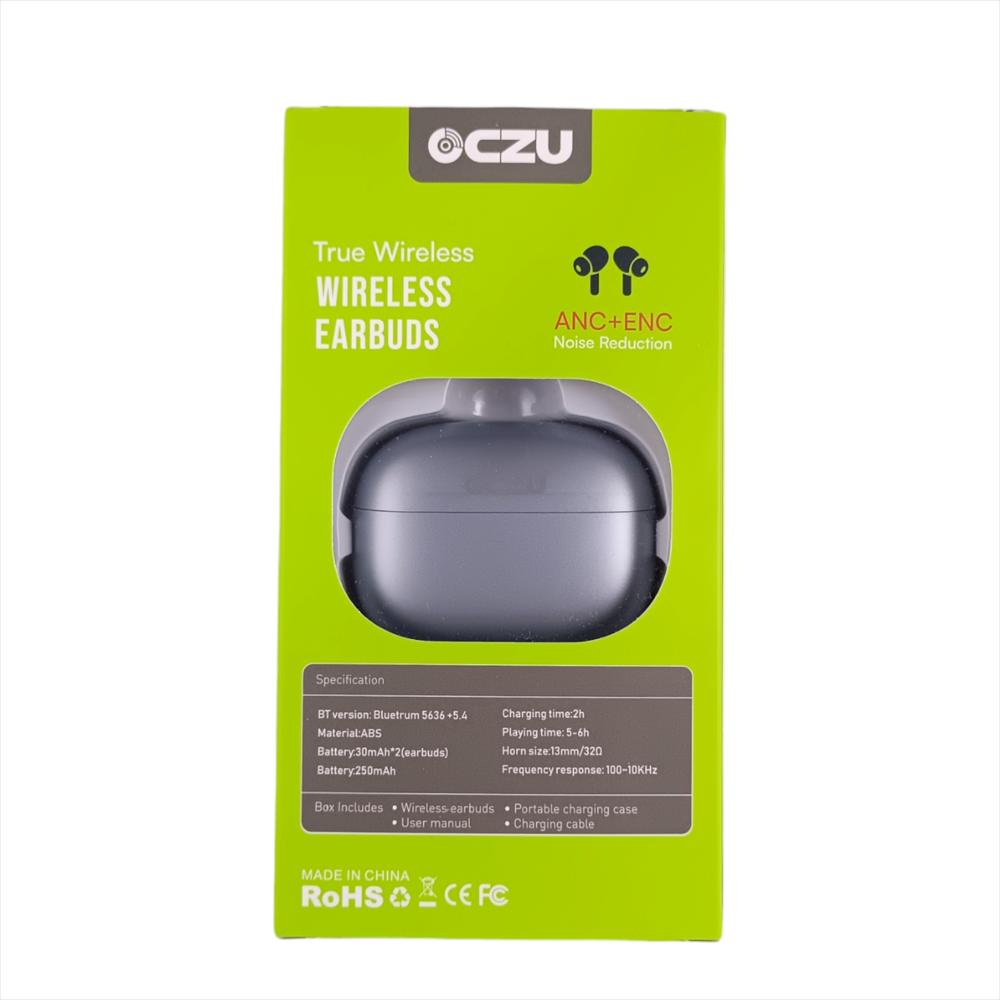 Audífonos Bluetooth Oczu Otw 962 Anc Y Enc Pantalla Led Gris img #5