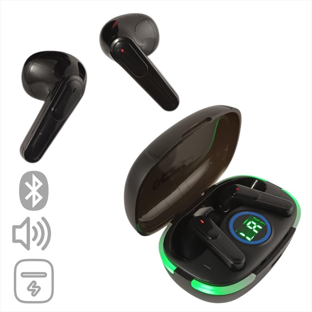 Audífonos Bluetooth Oczu Otm 2415 Pantalla Led Estuche Gamer img #2