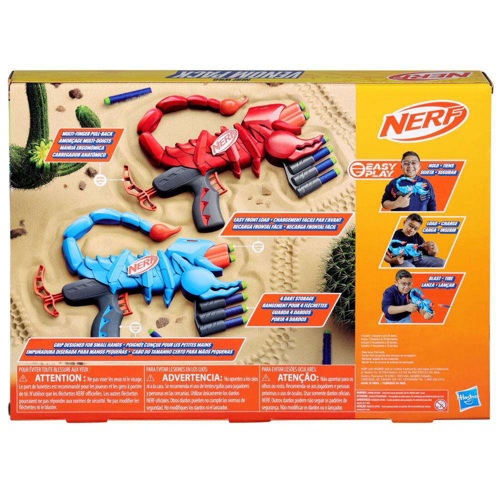 Lanzador Wild Easy Play Venompack 20 Dardos NERF img #4