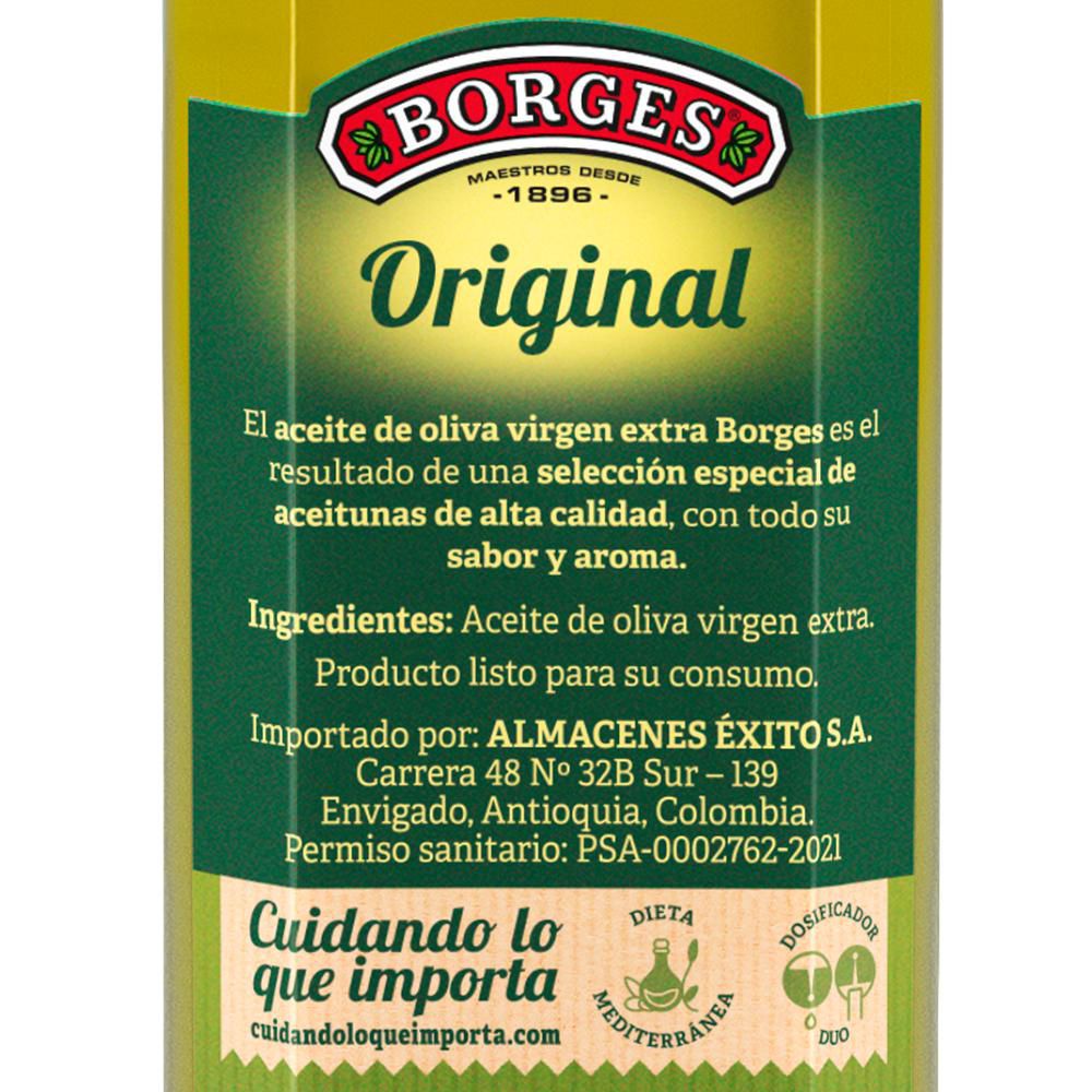 Aceite de oliva BORGES extra virgen (750  ml) img #2