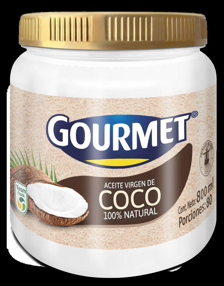 Aceite de coco GOURMET 100 % natural (800  ml) img #2