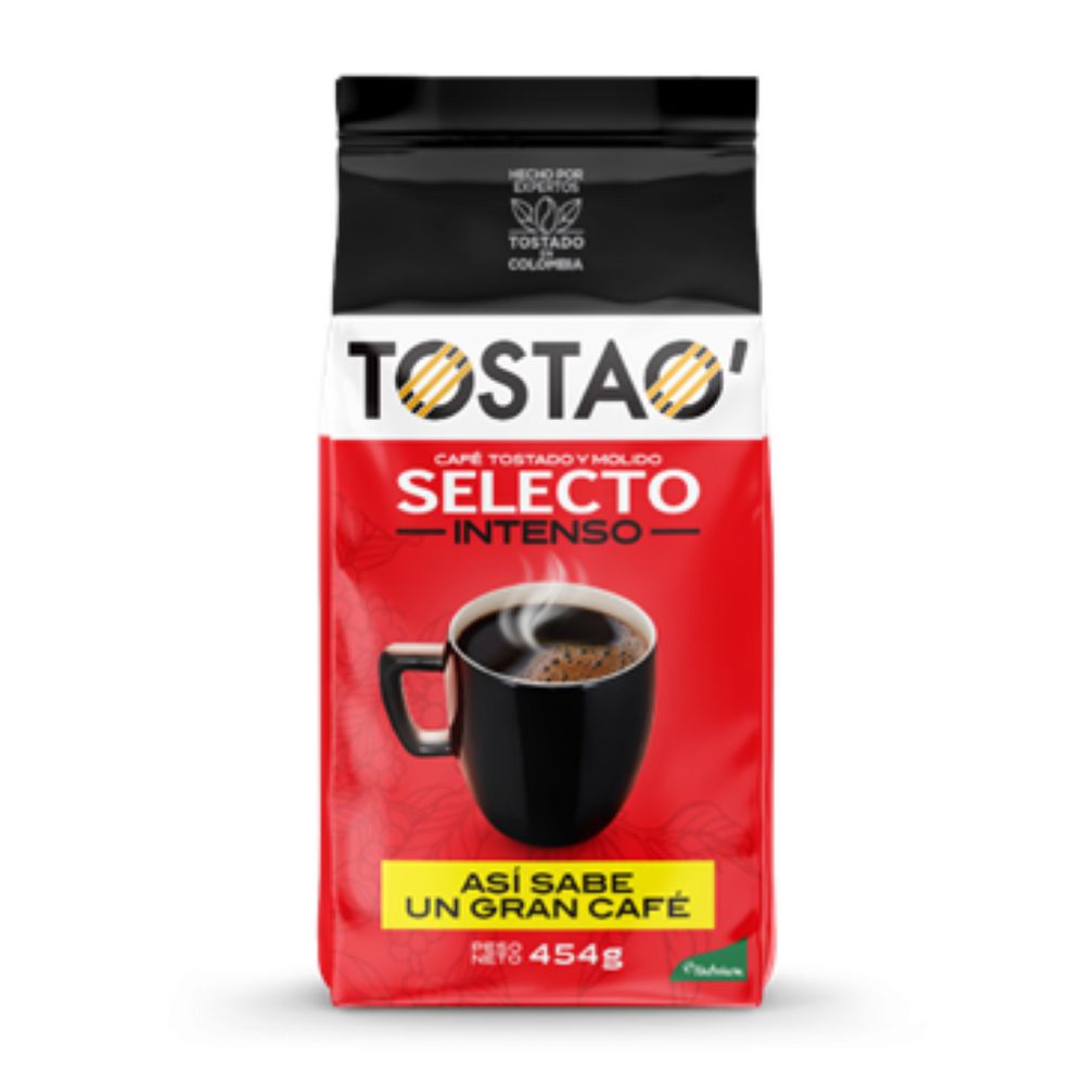 Café TOSTAO intenso tostado y molido (454  gr) img #1