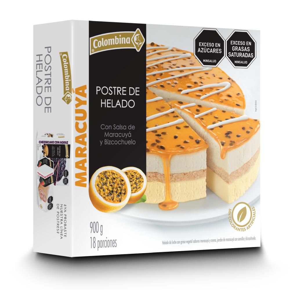 Postre de helado COLOMBINA maracuyá (900  gr) img #1