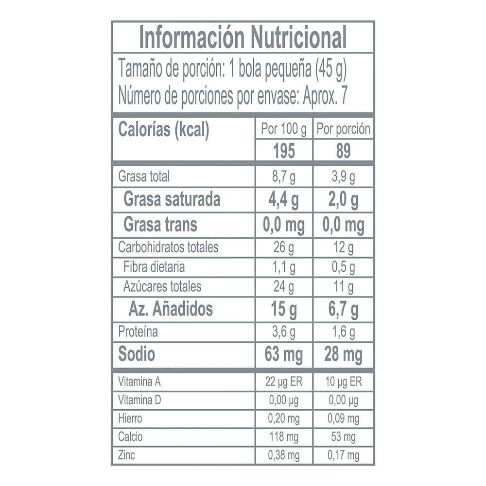 Helado COLOMBINA ron con pasas (300  gr) img #3