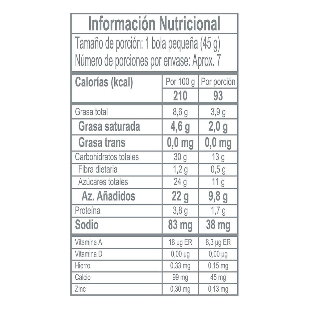 Helado COLOMBINA cookies & cream (300  gr) img #3