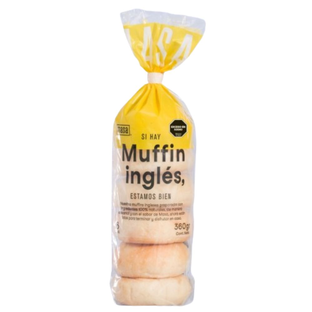Muffin Ingles MASA SOMOS MASA 380  gr img #1