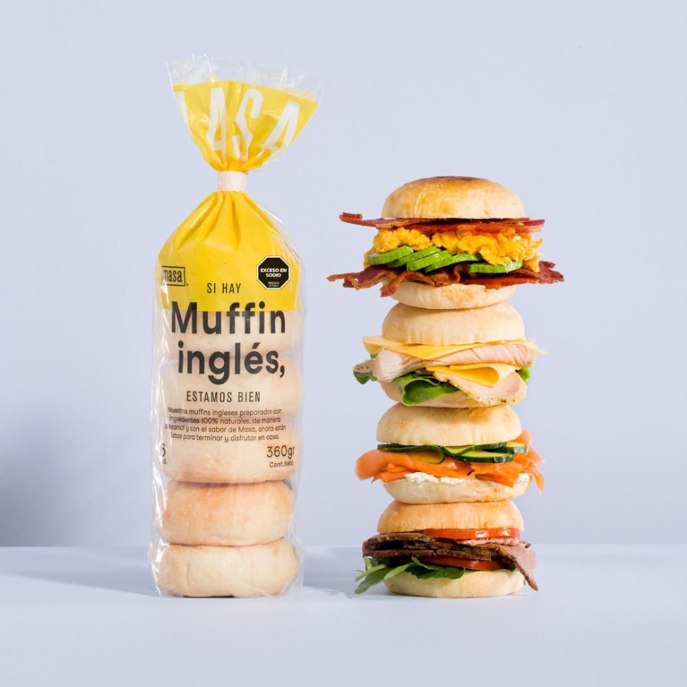 Muffin Ingles MASA SOMOS MASA 380  gr img #2