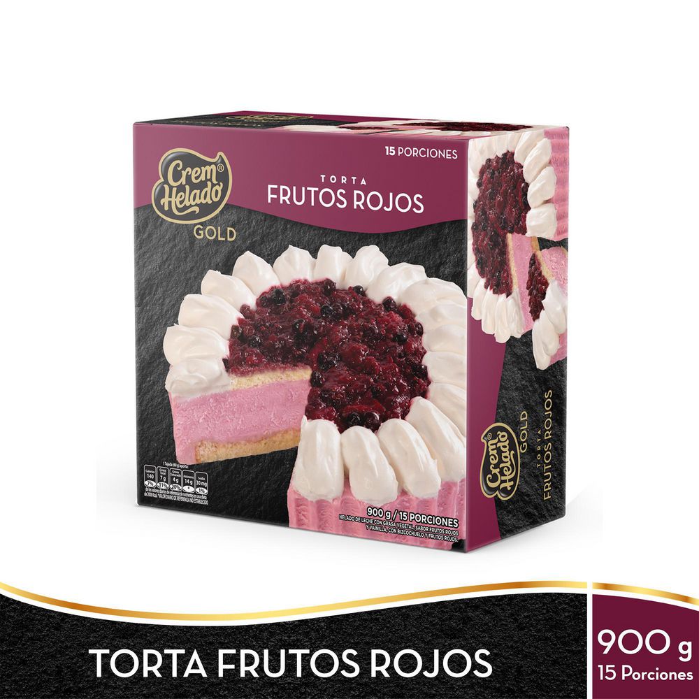 Torta de helado CREM HELADO frutos rojos (900  gr) img #2