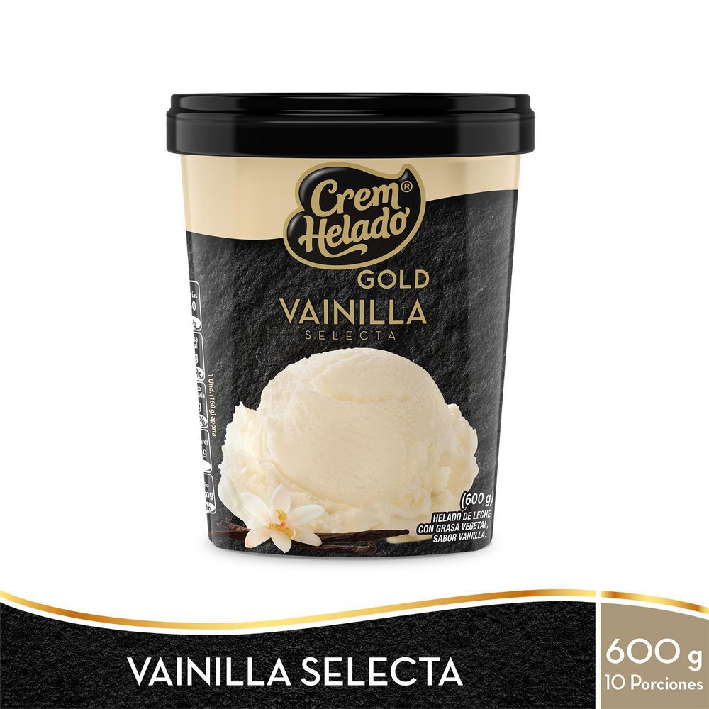 Helado CREM HELADO vainilla selecta (600  gr) img #2