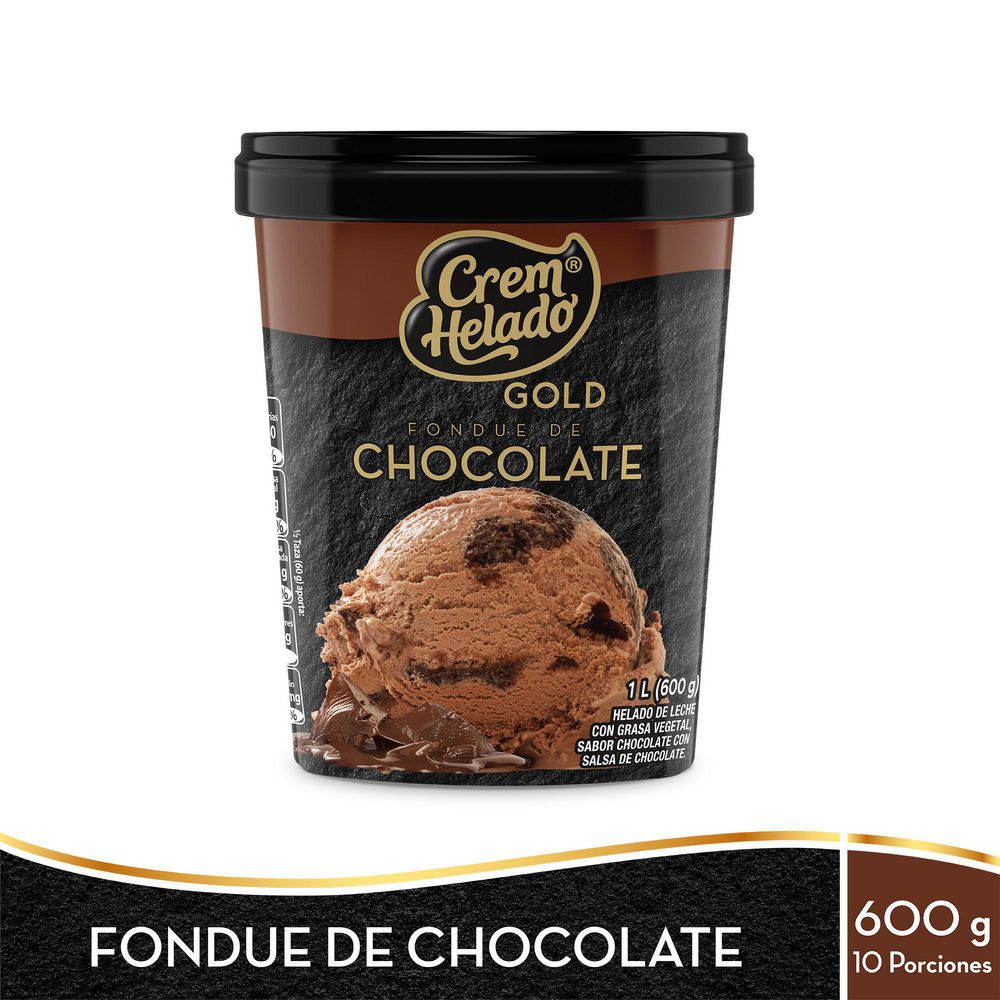 Helado CREM HELADO fondue de chocolate (600  gr) img #2
