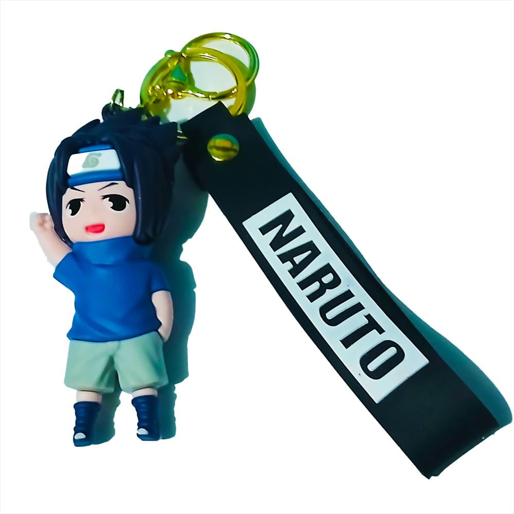Llavero Personajes Siliconado De Naruto Sasuke Uchicha img #1