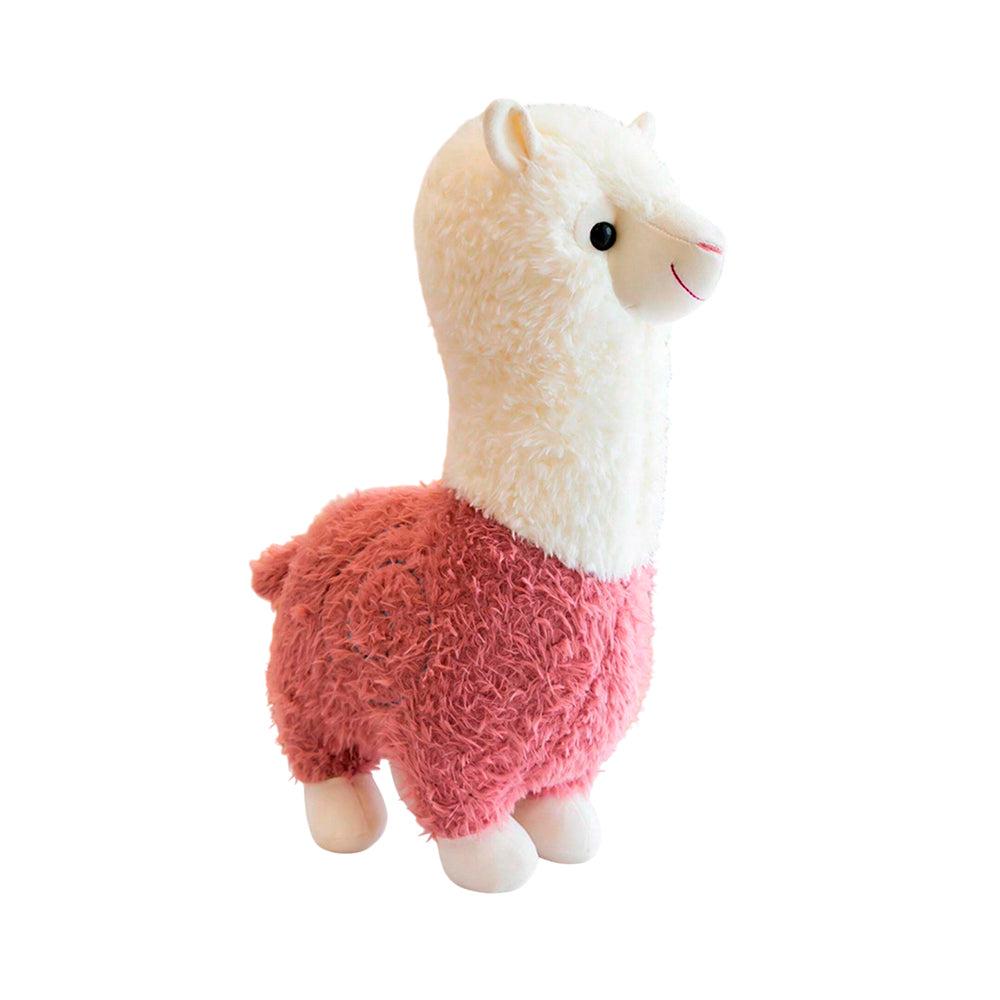 Juguete De Peluche Kawaii Diseño De Llama Blanco Y Rosado De 25 Cm img #1