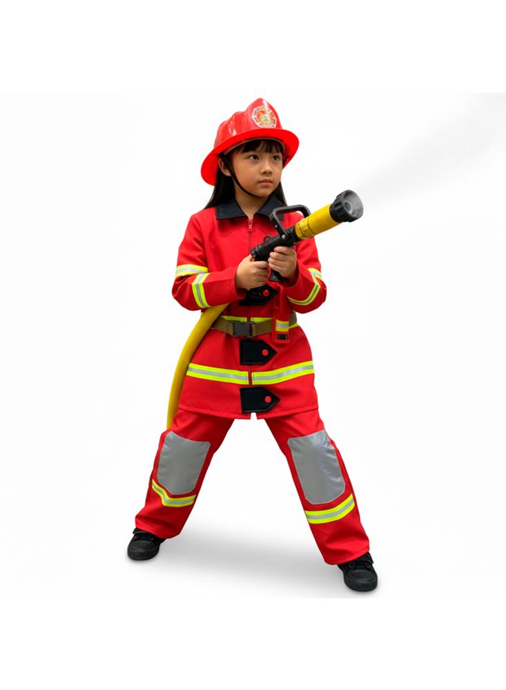 Disfraz De Bombero Niño Niña img #2