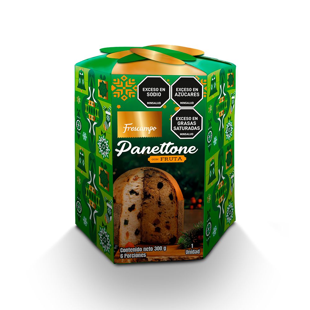 Panettone FRESCAMPO con fruta (300  gr) img #1