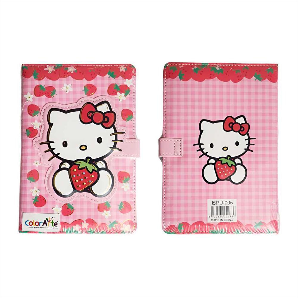 Agenda Libreta Diario Privado Hello Kitty Cierre Magnetico img #3