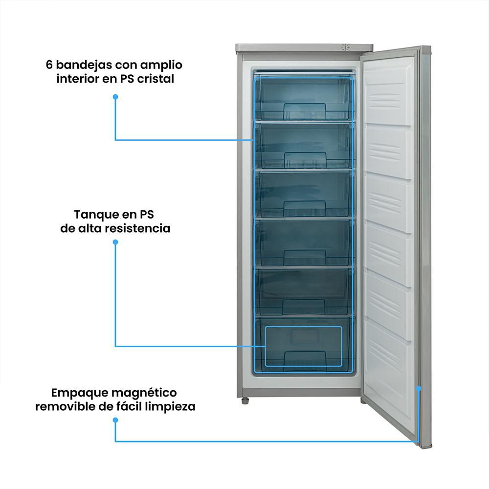 Congelador vertical 168 l gris CHALLENGER CV430 img #5