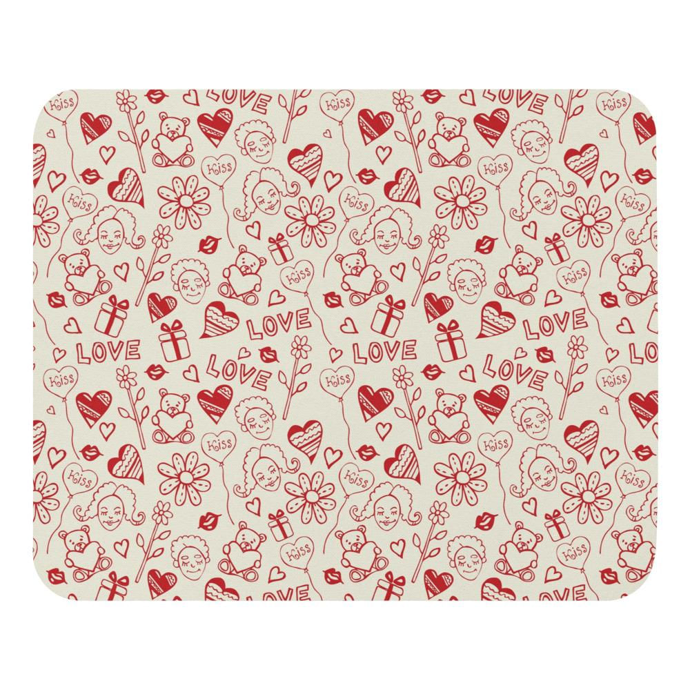 Mouse Pad Patrones Corazones Axtrax 22 X 18Cm Append img #3