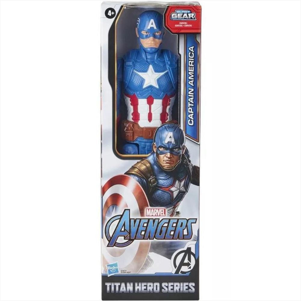 Muñeco Capitan America Avengers Hasbro Titan Hero 30 Cm img #2