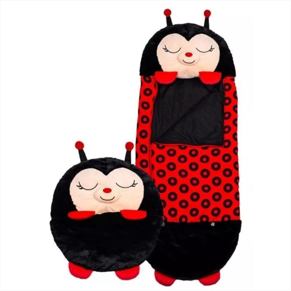 Happy Bolsa De Dormir Sleeping Para Niños Cojín 1,30Cm Mariquita Negra img #1