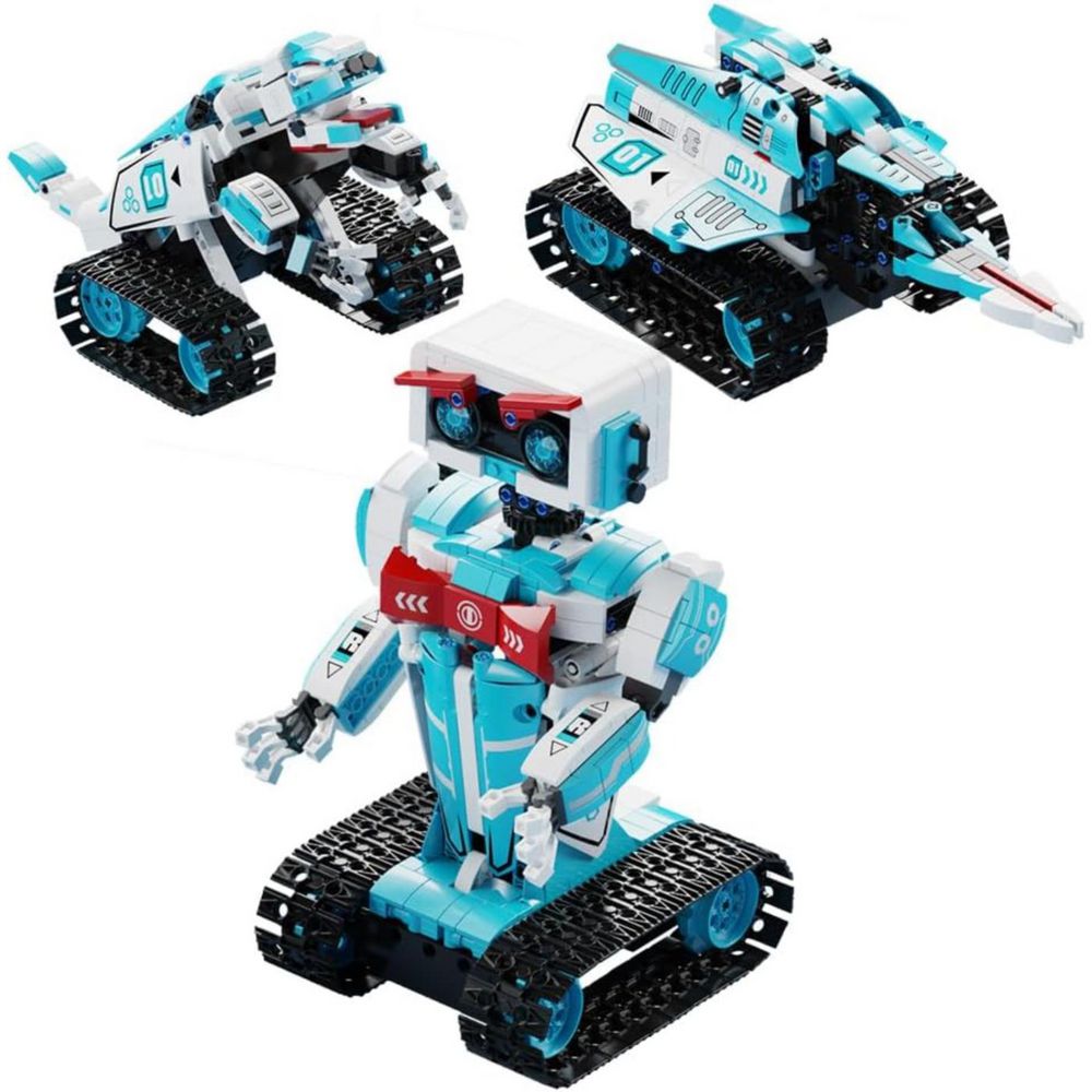 REDITOYS Robot Con Control Remoto 698 Piezas Set De Bloques Armable img #2