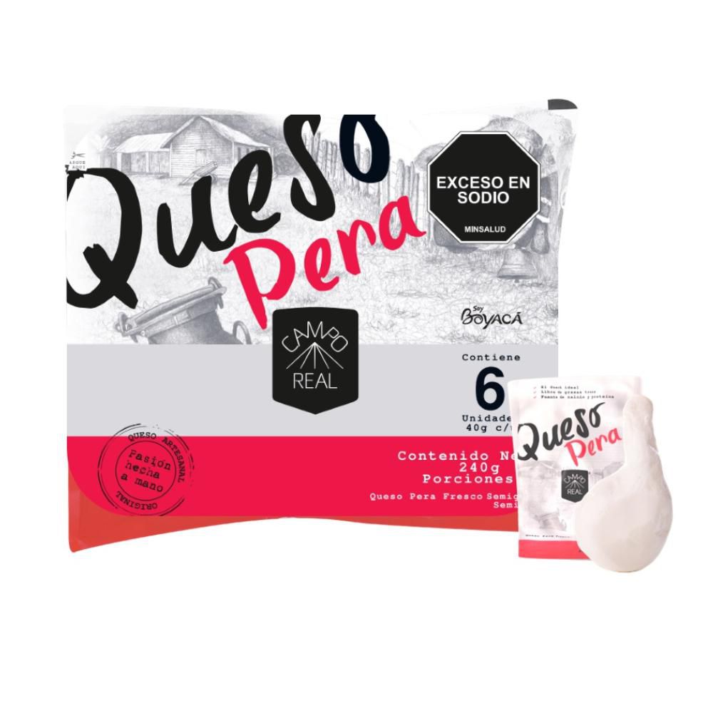 Queso CAMPO REAL pera bolsa (240  gr) img #2