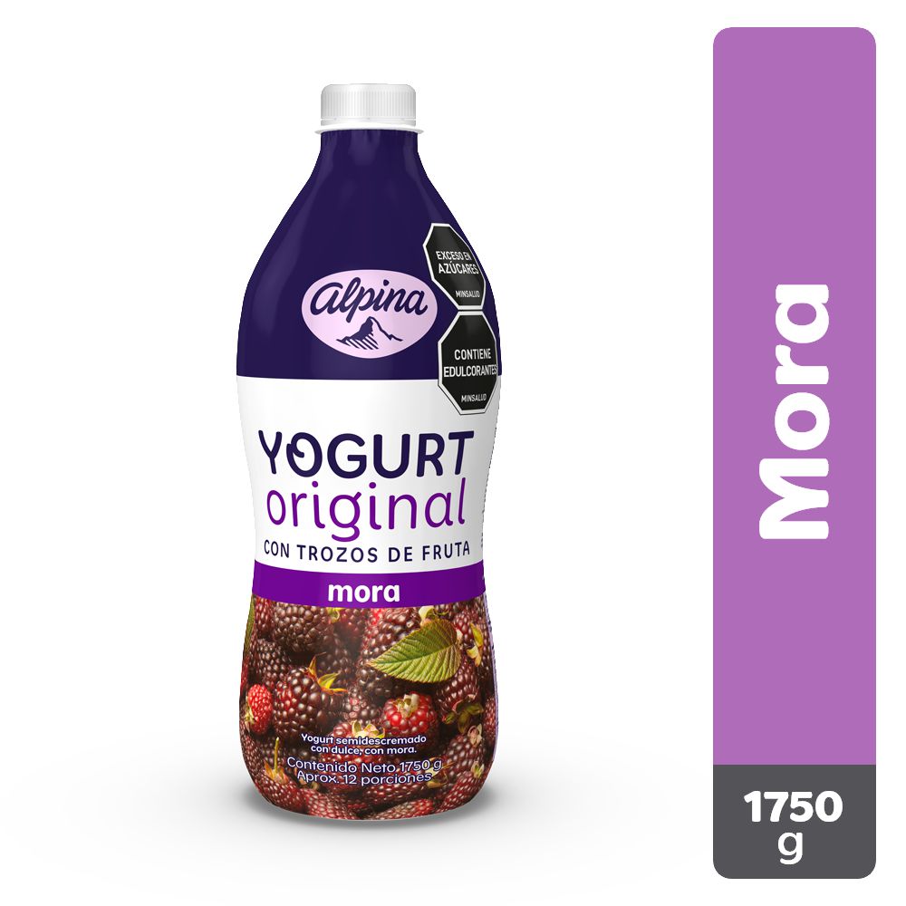 Yogurt ALPINA original mora botella (1750  gr) img #1