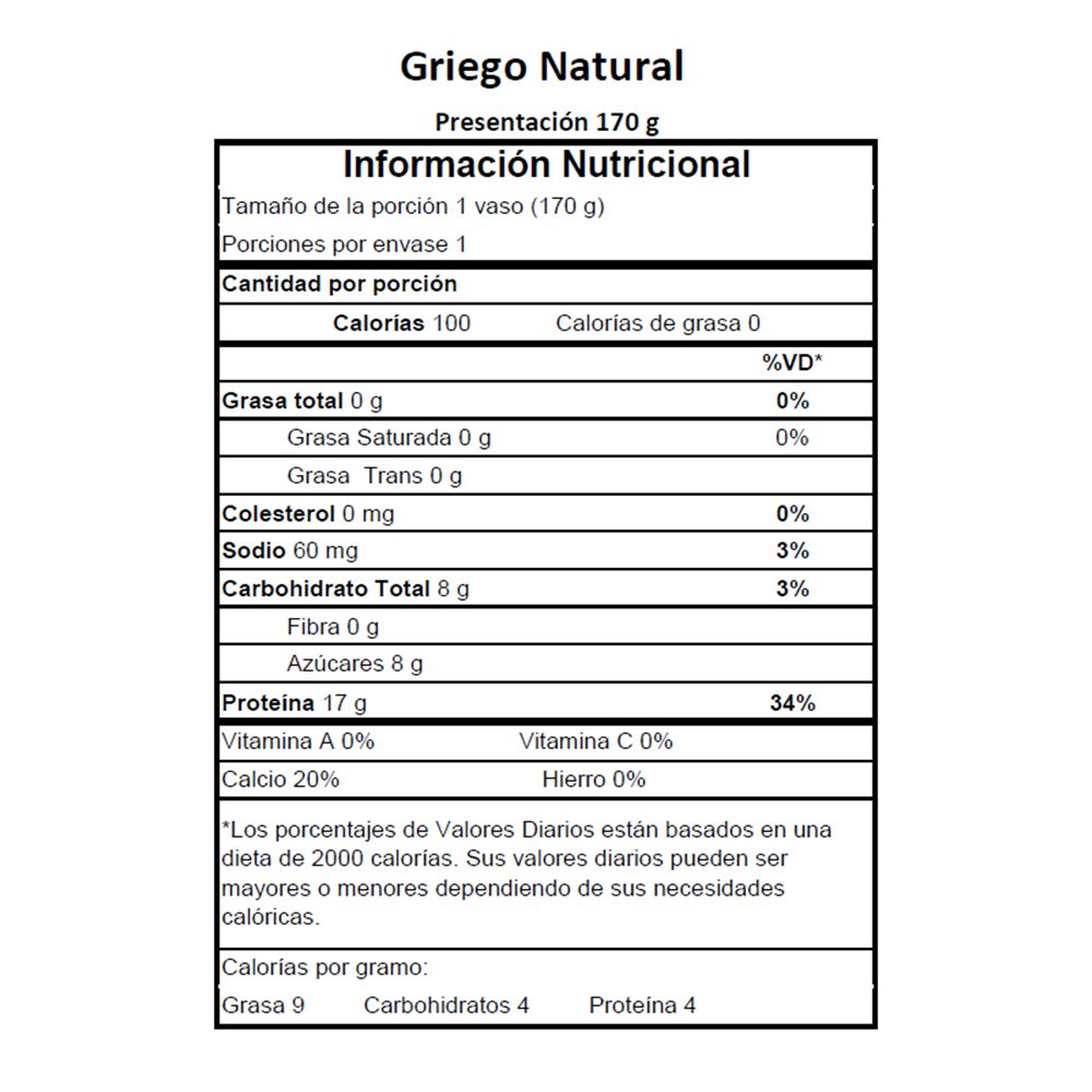 Yogurt griego PASCO natural (164.25  ml) img #2